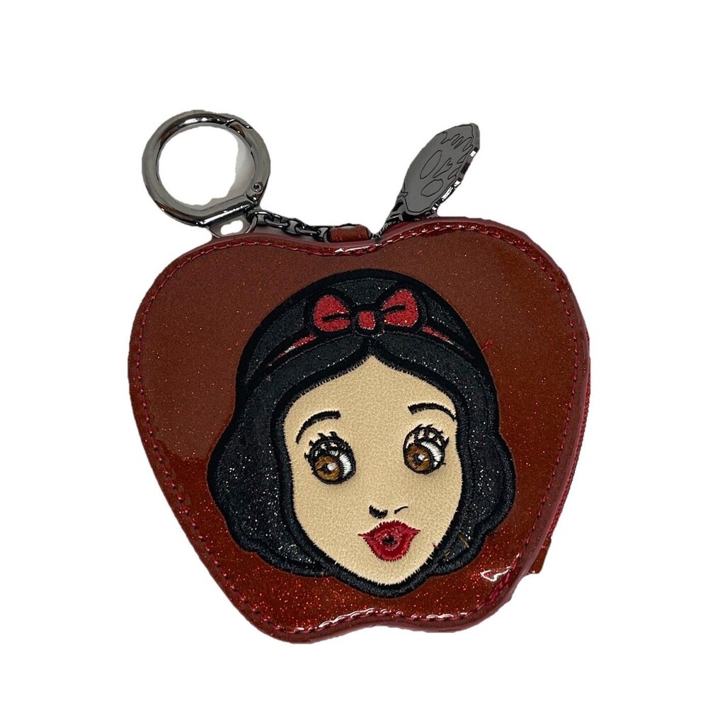 Danielle Nicole Snow White Disney Apple Key Chain Coin Purse